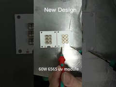 UV LED Module 60W Lamp Beads Quartz Lens 365nm to 405nm LED UV Curing